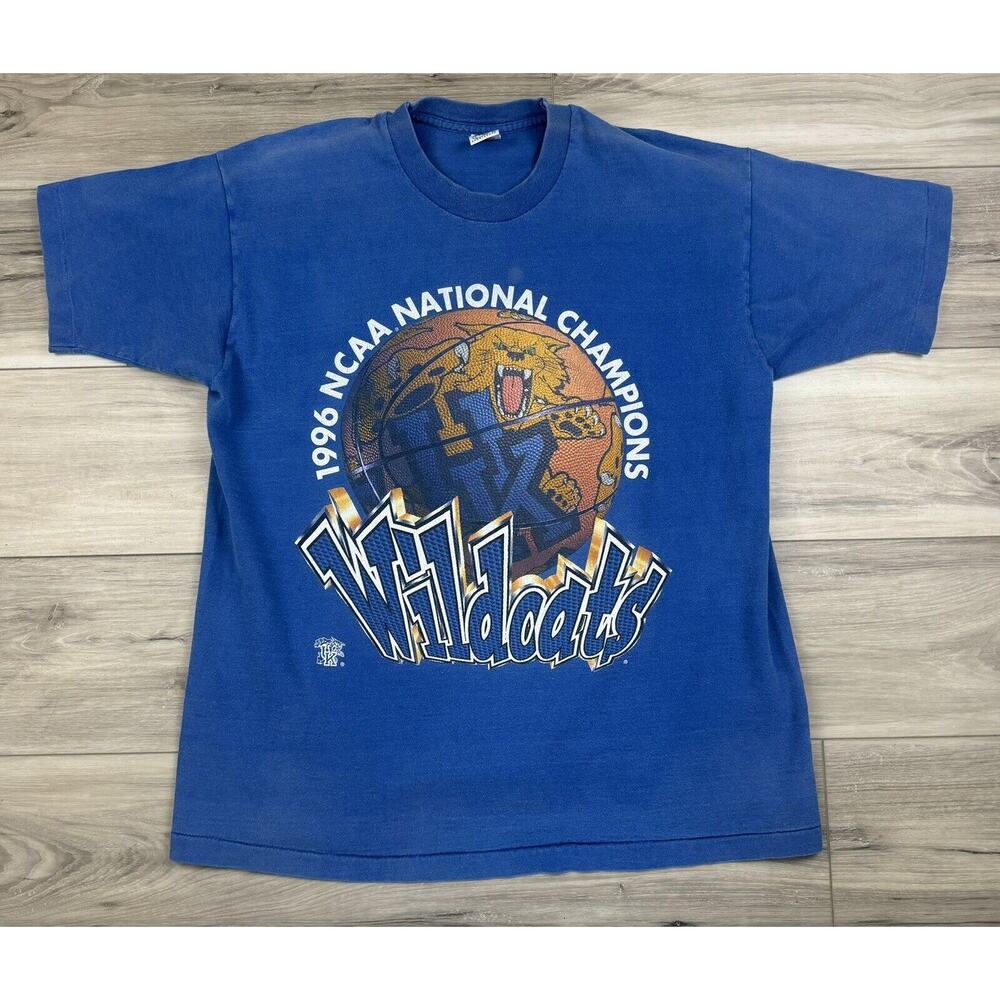 Vintage UK Kentucky Wildcats 1993 NCAA Champions T-Shirt‎ XL Graphic 90s